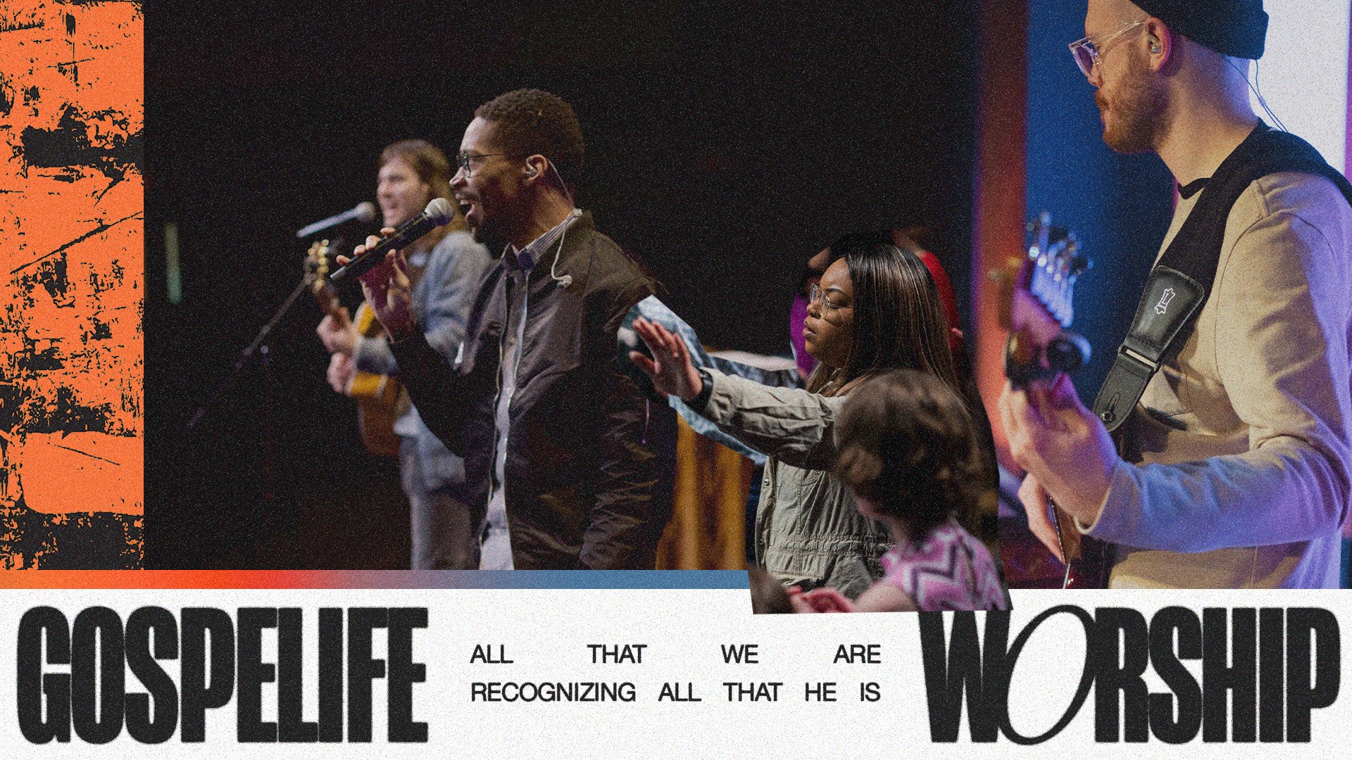 Gospelife Worship vocalists and musicians leading worship together